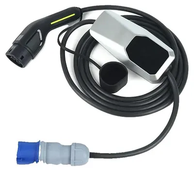 Image de Chargeur pour voiture électrique, puissance de sortie 7 kW, contrôle intelligent de la charge, 4 mètres 7 kW 32 A monophasé type 2