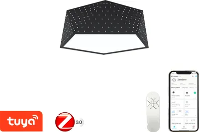 Produktbild von Immax NEO BRILIANT Smart Deckenleuchte 40cm 20W Schwarz Zigbee 3.0