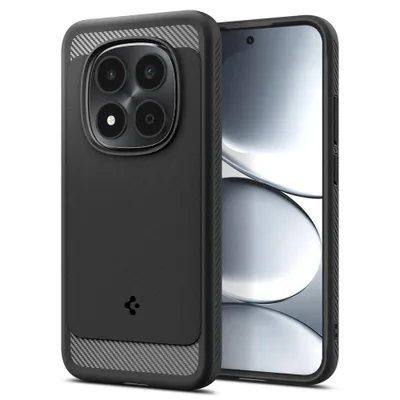 Produktbild von Spigen Rugged Armor, Cover, Xiaomi, Redmi Note 15 Pro 5G, 17,4 cm (6.83"), Schwarz