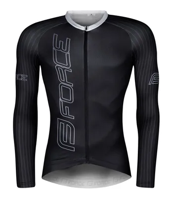 Produktbild von Trikot F TEAM PRO lange Ärmel schwarz-grau Größe: XL