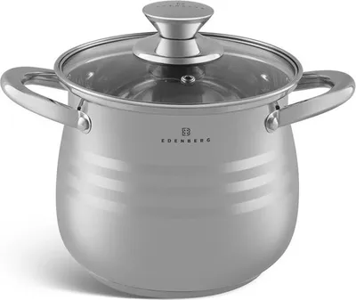 Produktbild von Kochtopf mit Deckel – Edelstahl – Ø 16 cm – 2,9 L