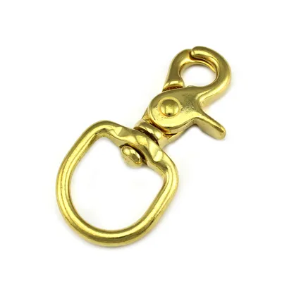 Produktbild von Scherenkarabiner 80 x 36mm 1" Zoll mit Wirbel Gurtbreite 27mm Karabiner