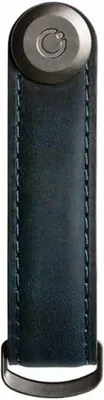 Produktbild von Orbitkey Crazy Horse Marine Blue with Blue Stitching
