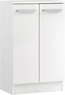 Produktbild von pelipal Unterschrank Quickset 335 BxHxT 50 x 81 x 33 cm weiß zerlegt