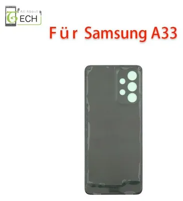 Produktbild von Für Samsung Galaxy A33 SM-A336 Akkudeckel Backcover Rückseite + Dichtung schwarz