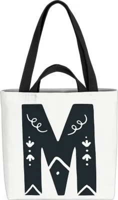 Produktbild von VOID M Buchstaben Natur Tasche 33x33x14cm,15l Einkaufs-Beutel Shopper Einkaufs-Tasche Bag