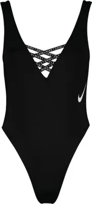 Zdjęcie produktu dla Strój kąpielowy damski Nike Sneakerkini U-Back jednoczęściowy czarny