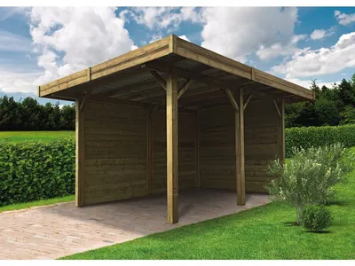 Image de Solid Carport Combination 4064X5064