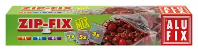 Obrázek produktu pro sky se zipem sada 15ks (mix 1l+3l+6l) ALUFIX