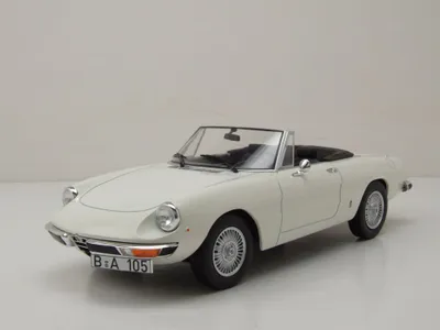 Produktbild von Norev 187882 Alfa Romeo 2000 Spider 1978 weiß 1:18