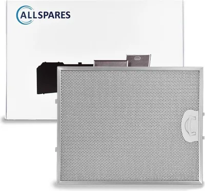 Produktbild von AllSpares Metallfilter für Dunstabzugshauben geeignet für ATAG, Pelgrim  181471, 89000760, AS-MF360 (317x257x7mm)