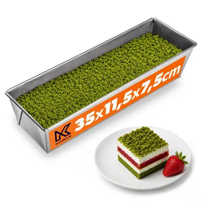 Zdjęcie produktu dla KADAX Blacha Keksówka, Forma Nieprzywieralna Ciasto 35cm