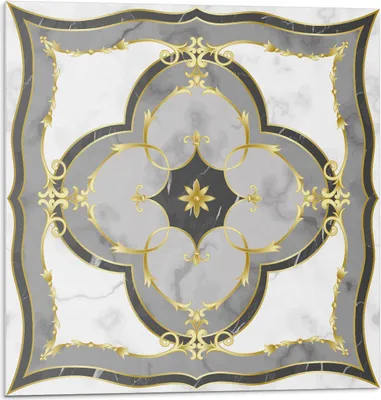 Produktbild von Elegantes Muster Mit Ornamenten – Selbstklebend – Wandverkleidung – Wandpaneel – Wanddeko – Dekorative Wandpaneele – 3D Wandpaneele – Wandgestaltung selbstklebend – 4 Stück 50 x 50 cm