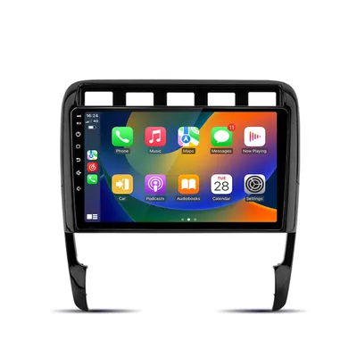 Produktbild von 2+64G Navi Android15 carplay android auto Geeignet Für Porsche Cayenne 9PA 2002-2010 Autoradio GPS Sat WIFI FM DAB+ SWC