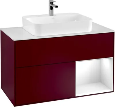 Produktbild von Villeroy & Boch V&B Waschtischunterschrank FINION 1000x603x501 Abdpl wh Reg gls wh/Peony