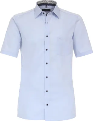 Produktbild von CASAMODA Herren Businesshemd Kurzarm Kent Comfort-Fit Hellblau 52