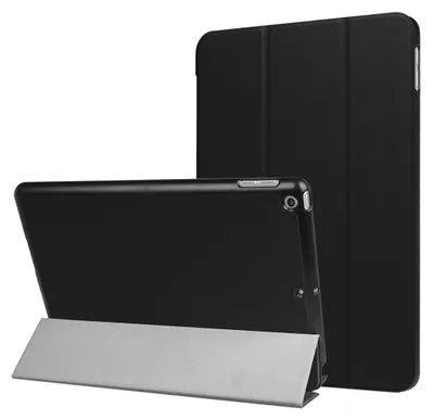Produktbild von Mobigear Dreifach-Faltetui für iPad 5 (2017) – Klapphülle – Schwarz