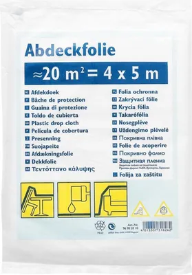 Immagine prodotto di WESTEX 96902010 Film di copertura standard HDPE trasparente 4 x 5 m
