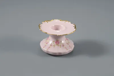 Obrázok produktu pre Svietnik, ružový porcelán, Amis, 5 cm, Leander