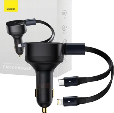 Immagine prodotto di Baseus Enjoyment Smartphone Nero Accendisigari Ricarica rapida Auto
