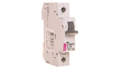 Image de Disjoncteur C16 - 1P - 230V - Protection fiable - Énergie contrôlée - Mod?le compact