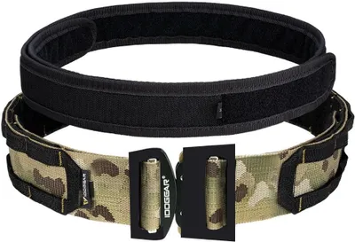 Immagine prodotto di Cintura tattica in nylon con sistema di fissaggio Molle e fibbia a scatto metallica, taglia M
