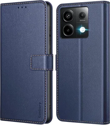 Obrázok produktu pre Puzdro na mobilný telefón Xiaomi Redmi Note 13 Pro 5G Premium Leather Flip Cover Blue