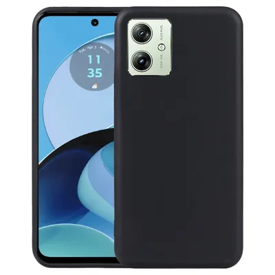 Immagine prodotto di Per Motorola Moto G34 Silicone protettivo nero telefono cellulare Custodia Cover Case TPU sottile