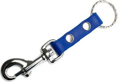 Produktbild von Mystique® Biothane Schlüsselanhänger 13mm blau