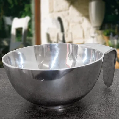 Produktbild von Suppenschüssel, Aluminium, Groß, glänzend, Auslage