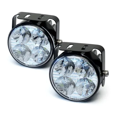 Produktbild von devil eyes LED Tagfahrlicht Set rund für vorhanden Nebellichtöffnungen ECE R87-