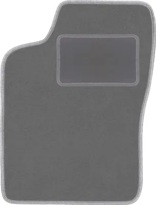 Produktbild von Fahrerfußmatte Velours graphit passend für Opel Ascona C (1981-1988, Liftback, Limousine) – mit Befestigungen – passgenau