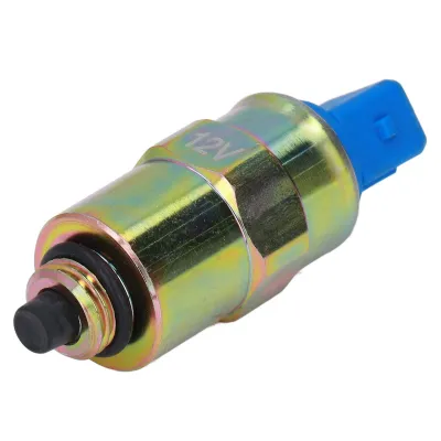 Productafbeelding van Brandstofsolenoïdeklep, brandstofafsluitsolenoid, 12V brandstofsolenoïdeklep, brandstofuitschakelingssolenoïdeklep, vervanging brandstofsolenoïde, brandstofuitschakelingssolenoïde voor graafmachines