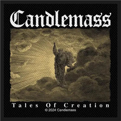 Obrázek produktu pro Candlemass - nášivka "Tales Of Creation", tkaná látka RO12768 (jedna velikost) (černá/bílá)