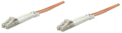 Image de INTELLINET Câble de raccordement fibre optique LC/LC 2M multimode OM1 orange