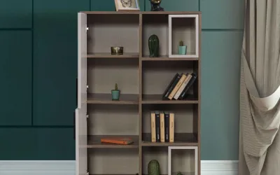 Produktbild von Modernes Weißes Bücherregal Kinderzimmer Möbel Designer Holz Schränke