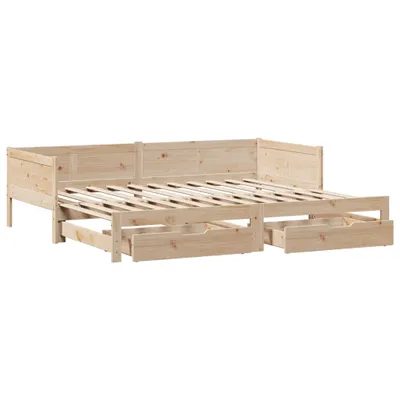 Obrázek produktu pro Válenda s přistýlkou a zásuvkami bez matrace 80x200 cm