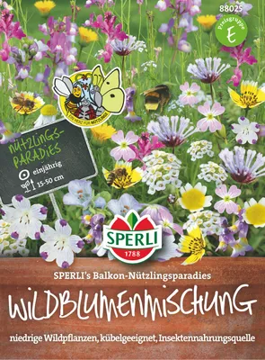 Produktbild von Wildblumenmischung 'Sperli''s Balkon Nützlingsparadies'