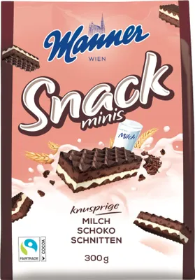 Immagine prodotto di Manner Gebäck Snack Minis Milch Schoko 27711000 300g