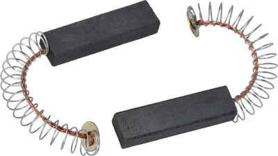 Produktbild von vhbw 2x Kohlebürste kompatibel mit Miele W756 TYPW756, W756W TYPW756W, W757 TYPW757, W754 TYPW754, W754S TYPW754S, W755 TYPW755 Waschmaschine + Feder