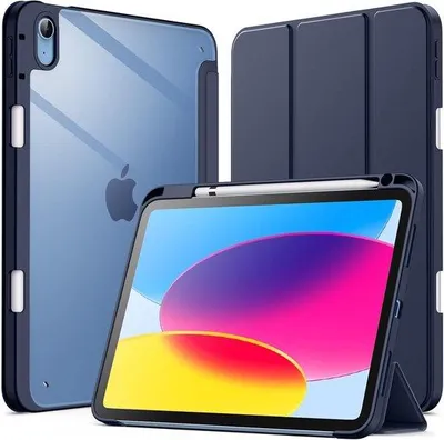 Productafbeelding van Beschermhoes voor iPad 10e/11e gen 2022/2025 met Pencil houder, transparant
