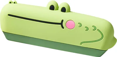 Imagen del producto de Armónica para niños, 16 agujeros, instrumento musical, armónica para principiantes, resistente a golpes, juguete, diseño de cocodrilo