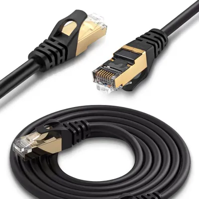 Produktbild von Netzwerkkabel Patchkabel Netzwerk Kabel CAT7 CAT6A CAT6 CAT5 LAN DSL Ethernet 1m