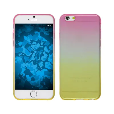 Produktbild von PhoneNatic Case kompatibel mit Apple iPhone SE 2016 (1.Gen) - Design:01 Silikon Hülle Ombrè + 2 Schutzfolien
