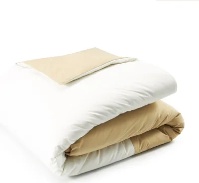 Produktbild von Tommy Hilfiger Bettwäsche-Garnitur Colour Block Farbe Almond Größe 155x220+80x80 AL