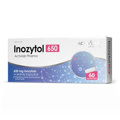 Zdjęcie produktu dla Activlab Pharma Inozytol 650, 60 kapsułek