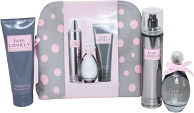 Produktbild von Lovely Edp 100Ml, Body Lotion 200Ml, Body Mist 250Ml & Zip Bag