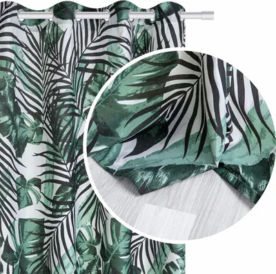 Zdjęcie produktu dla SIIN Zasłona Jungle green 140 cm x 250 cm
