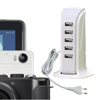 Produktbild von I21C 5-fach USB Ladegerät – 5V 4A Multi-USB Netzteil Adapter für Handy & Tablet