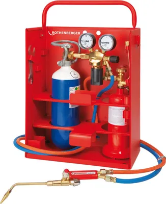 Produktbild von Rothenberger Hartlötgerät ALLGAS 2000 PS 0,5 / 2 Compact Propan mit Sauerstoff - 35655